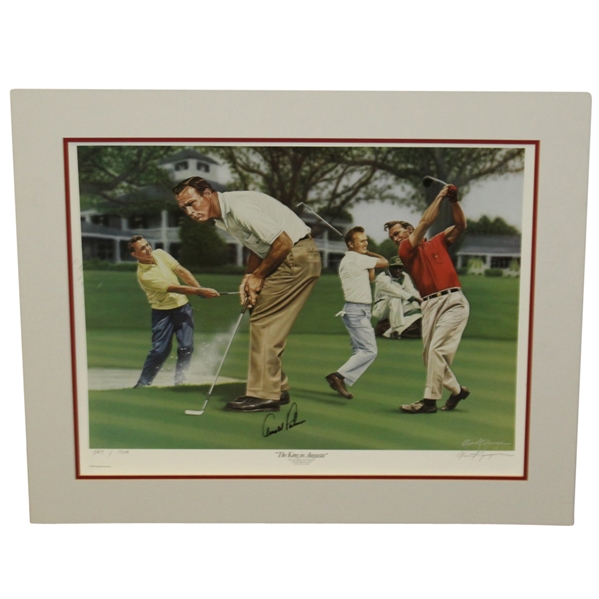 Arnold Palmer Signed The King in Augusta Ltd Ed Zuniga Print #849/1964 JSA ALOA