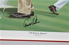 Arnold Palmer Signed 'The King in Augusta' Ltd Ed Zuniga Print #849/1964 JSA ALOA