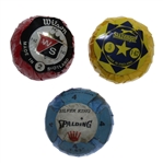 Spalding Silver King, Wilson HC, & Slazenger Original Wrapped Golf Balls
