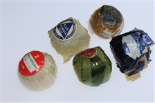 Ben Hogan, Blue Triangle, Spalding Needled, Dunlop Maxfli, & 'Made in England' Original Wrapped Golf Balls