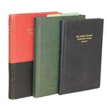1930 Biltmore Forest CC, 1968 The Arcola CC, & 1929 Chevy Chase Club Books - Roth Collection