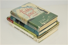 'Bobby Jones on Golf', 'Bobby Jones Story', 'Johnny Revolta Short Cuts', & Lloyd Mangrum 'A New Approach' Golf Books - Roth Collection