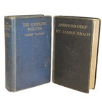 Advanced Golf by James Braid & The Complete Golfer by Harry Vardon Golf Books - Roth Collection
