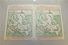 Nine Masters Tournament Sunday Pairing Sheets - 1979, 1981-1985, 1987(x2), & 1988 - Roth Collection