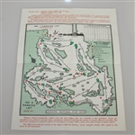 Nine Masters Tournament Sunday Pairing Sheets - 1979, 1981-1985, 1987(x2), & 1988 - Roth Collection