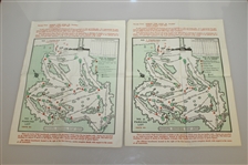Three Masters Tournament Pairing Sheets - 1981 Friday, 1983 Monday, 1985 Friday - Roth Collection