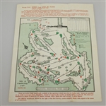 Three Masters Tournament Pairing Sheets - 1981 Friday, 1983 Monday, 1985 Friday - Roth Collection