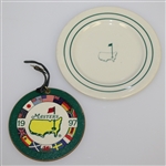 Undated Augusta National Plate & 1997 Masters Tournament Commemorative Bag Tag