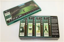 Tiger Slam Commemorative Golf Ball Tins from Each Leg - Complete Set