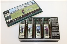 Tiger Slam Commemorative Golf Ball Tins from Each Leg - Complete Set