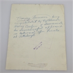 1927 Tommy Armour US Open Wire Photo - Harry Cooper Congratulating at Oakmont - June 23rd