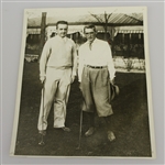 1930 Tommy Armour Wire Photo - Tam OShanter with A.W. Wallace- May 15th