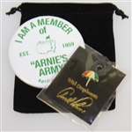 'Arnie's Army' Masters 2017 Commemorative Pin & Arnold Palmer Umbrella Pin