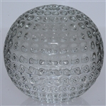Tiffany and Co. Masters Undated Crystal Golf Ball Paperweight in Original Tiffany Box