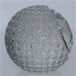 Tiffany and Co. Masters Undated Crystal Golf Ball Paperweight in Original Tiffany Box