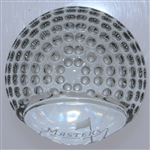Tiffany and Co. Masters Undated Crystal Golf Ball Paperweight in Original Tiffany Box