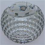 Tiffany and Co. Masters Undated Crystal Golf Ball Paperweight in Original Tiffany Box