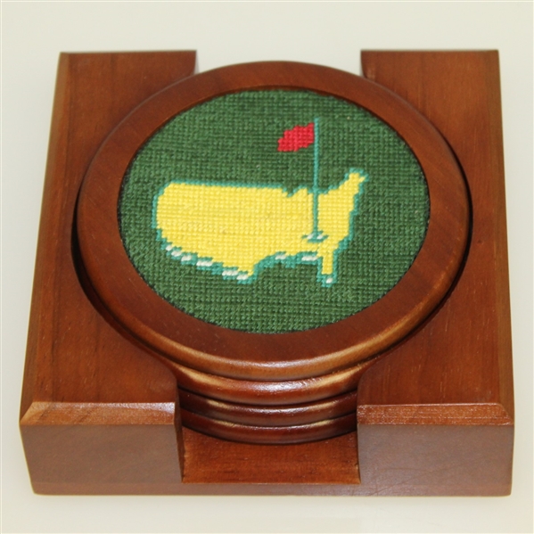 Smathers and Branson Set of Four Masters Coasters With Case