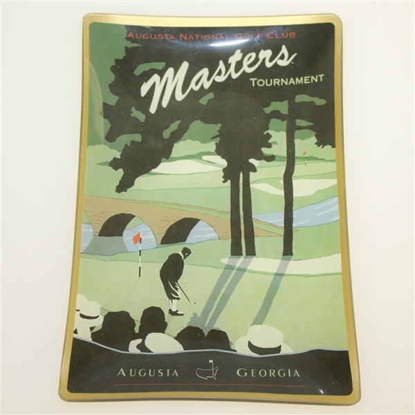 Augusta National Golf Club Masters Ceramic Candy Dish - Jones Putting Depicted 