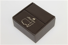 Masters Undated Carolina Lt. Blue Silk Cuff Links in Original Box