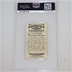 1914 J.H Taylor Marsuma Co. Cigarette Golf Card #27 - PSA#27791286