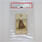 1900 The Graces of Golf Cope Bros. & Co. Cigarette Golf Card #40 - PSA#27520261