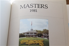 1980 & 1981 Masters Tournament Annuals