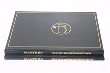1998 & 1999 Masters Tournament Annuals