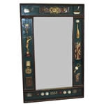 Heavy Duty Large Vintage Golf Mirror Display - Replica Balls, Clubs, & Tees - Framed