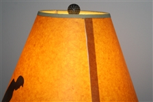 Golfer Themed Lamp with Three Crossed Clubs & Golf Ball Display - Great Presentation 