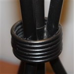 Golfer Themed Lamp with Three Crossed Clubs & Golf Ball Display - Great Presentation 