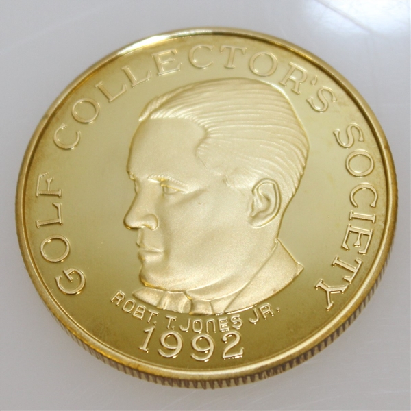 1992 Golf Collectors Society Medal Commemorative Bobby Jones Medal 