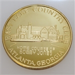 1992 Golf Collector's Society Medal Commemorative Bobby Jones Medal 
