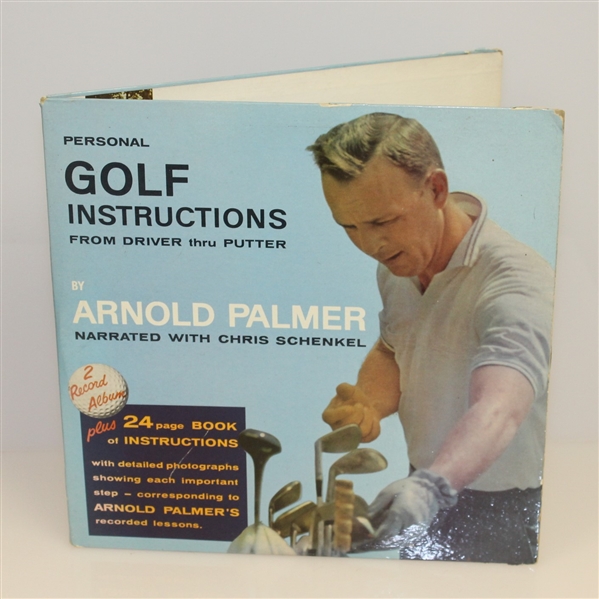 Arnold Palmer Personal Golf Instruction Two Record Set with Instruction Booklet