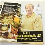Five Bound British Open Programs - 1972-1976