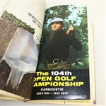 Five Bound British Open Programs - 1972-1976