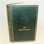 Leather Bound "50 Years of American Golf" by H. B. Martin - 1981 Pete Dye Cup