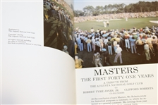 Masters Tournament 'First Forty One Years' Annual Book