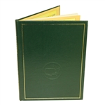 1978 Masters Tournament Annual Book - Gary Player Winner