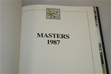 1987 Masters Tournament Annual Book - Larry Mize Winner