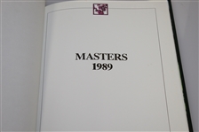 1989 Masters Tournament Annual Book - Nick Faldo Winner