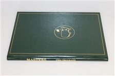 2000 Masters Tournament Annual Book - Vijay Singh Winner