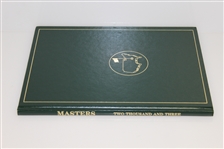 2003 Masters Tournament Annual Book - Mike Weir Winner