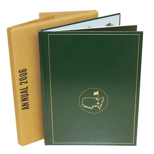 2006 Masters Tournament Annual Book - Phil Mickelson Winner with Original Box