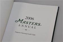 2006 Masters Tournament Annual Book - Phil Mickelson Winner with Original Box