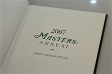 2007 Masters Tournament Annual Book - Zach Johnson Winner with Original Box