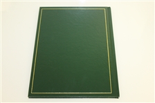 2009 Masters Tournament Annual Book - Angel Cabrera Winner