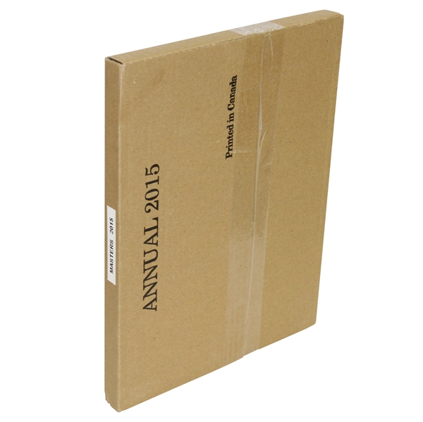 2015 Masters Tournament Annual Book - Jordan Spieth Winner - Unopened in Original Box