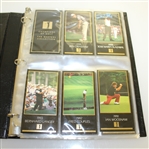 1995 Grand Slam Ventures Masters Collection Foil Card Set and Binder - NR-MT