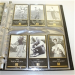 1995 Grand Slam Ventures Masters Collection Foil Card Set and Binder - NR-MT